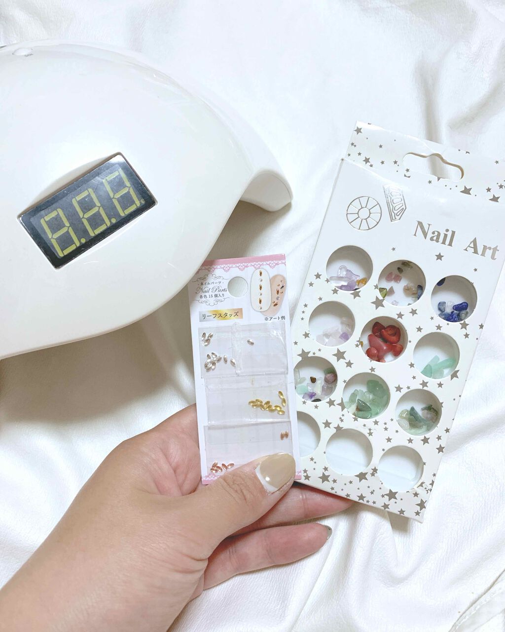 シェルフレーク/DAISO/ネイルチップ・パーツを使ったクチコミ（2枚目）