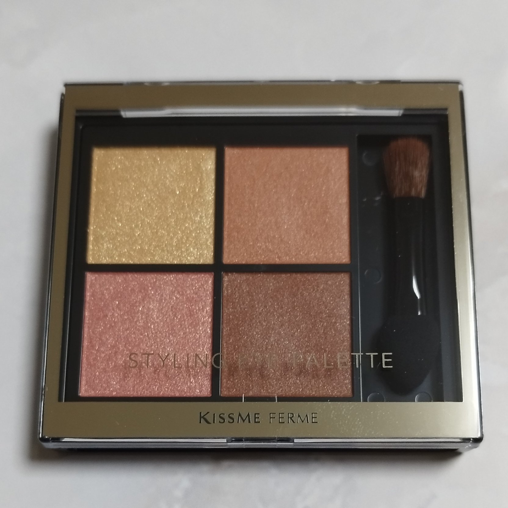 キスミー　フェルム　スタイリングアイパレット/キスミー フェルム/アイシャドウパレットを使ったクチコミ（1枚目）