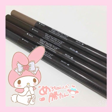 ETUDE HOUSEのdrawing eyebrowです🎀🎀

Qoo10で買えば4本で1000円です！
ちょっとだけ安くなるのでぜひ探してみてください😊😊

light brownの色はアイブロウだ