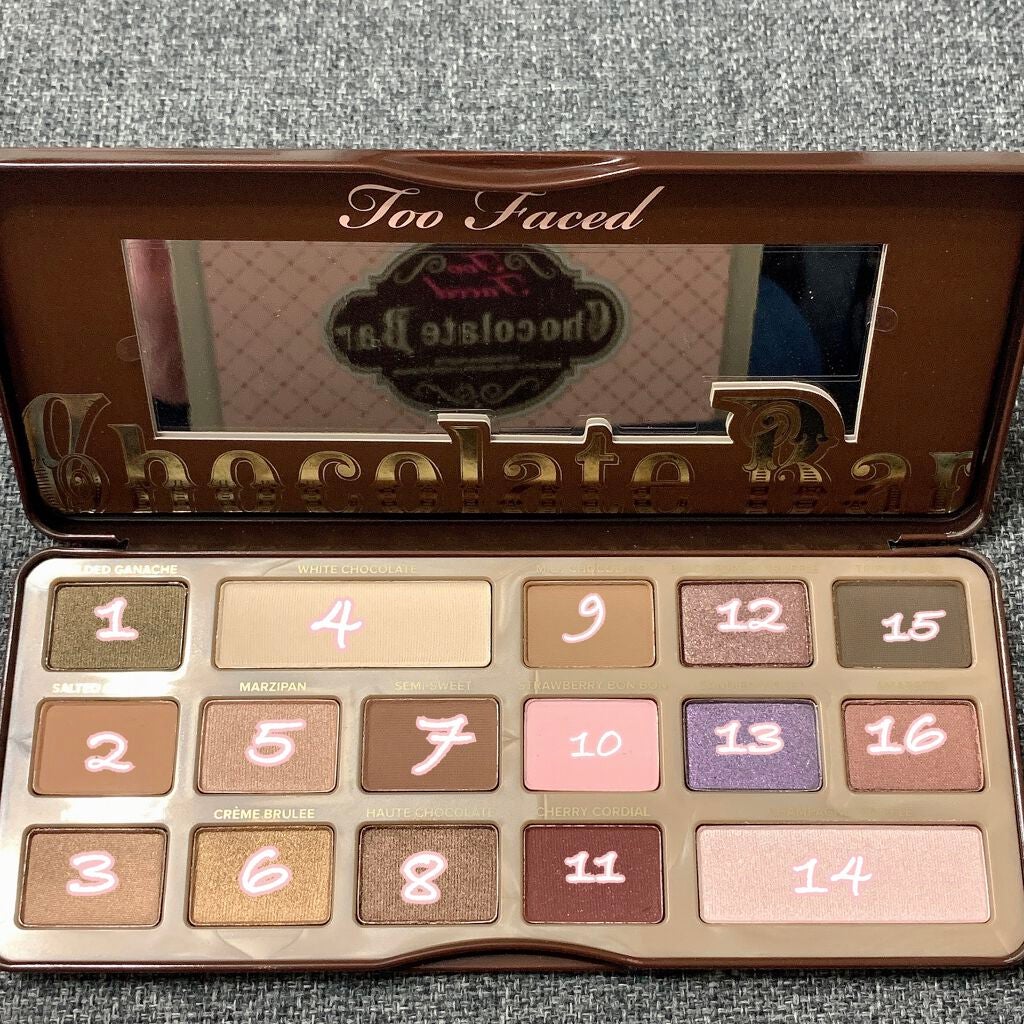チョコレート バー アイシャドウ パレット/Too Faced/アイシャドウパレットを使ったクチコミ(1枚目)