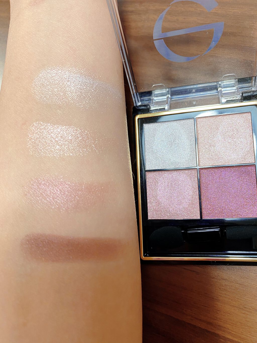 リアルクローズシャドウ/excel/アイシャドウパレットを使ったクチコミ(2枚目)