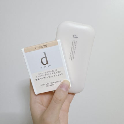 薬用 スキンケアファンデーション(パウダリー)/d プログラム/パウダーファンデーションを使ったクチコミ(1枚目)
