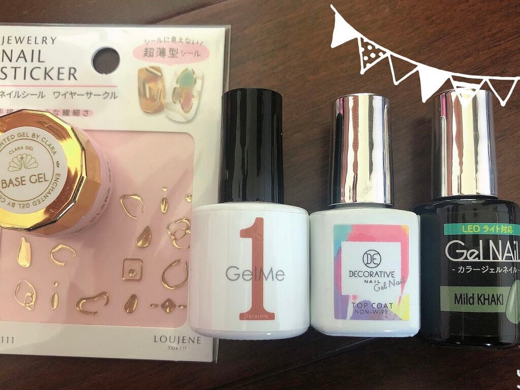 ネイルシール/セリア/ネイルシールを使ったクチコミ(3枚目)