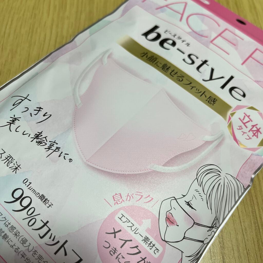 ビースタイル プリーツタイプ プレミアムホワイト/白元アース/マスクを使ったクチコミ(1枚目)