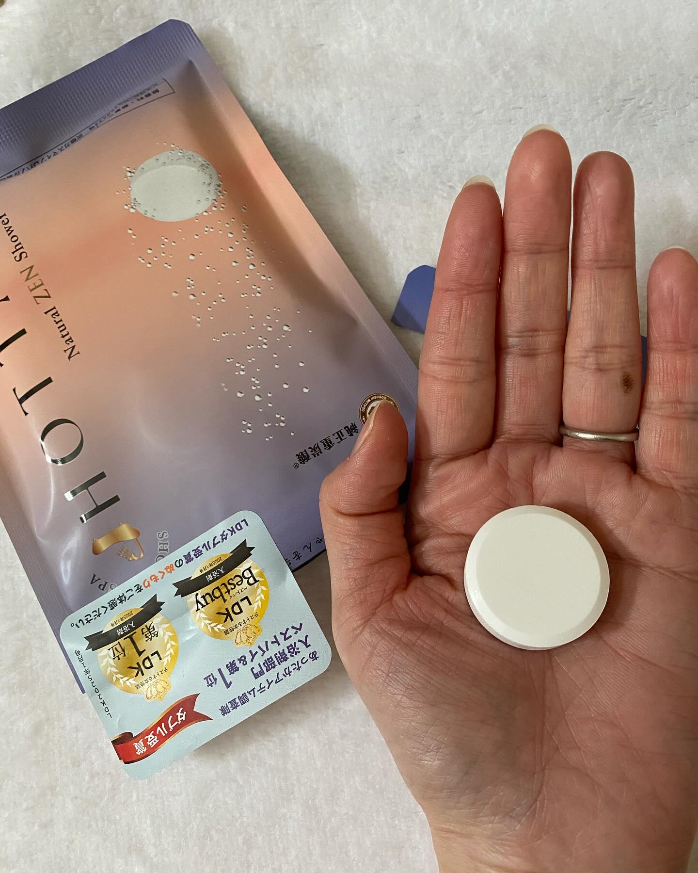 HOT TAB NATURAL ZEN SHOWER/HOT TAB/炭酸系入浴剤を使ったクチコミ（3枚目）