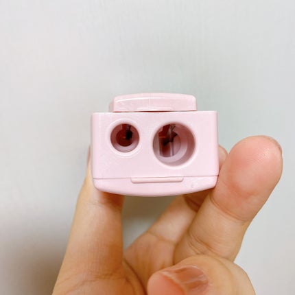 ダブルペンシルシャープナー/WHOMEE/その他化粧小物を使ったクチコミ(4枚目)
