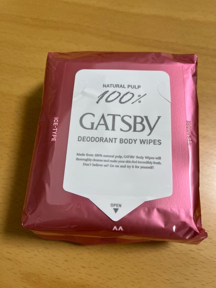 アイスデオドラント ボディペーパーN フリーズピーチ/ギャツビー/ボディシートを使ったクチコミ(2枚目)