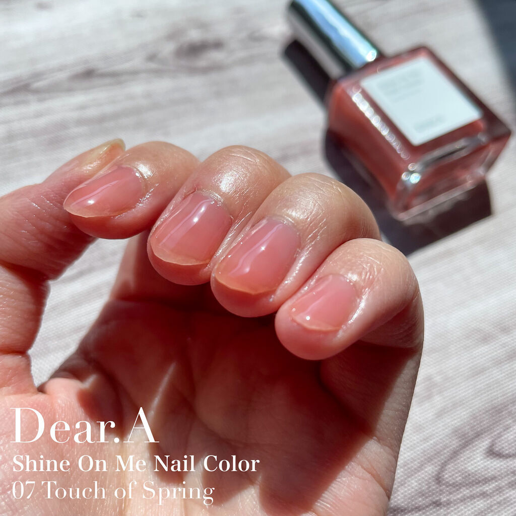 シャインオンミーネイルカラー/Dear.A/マニキュアを使ったクチコミ（1枚目）