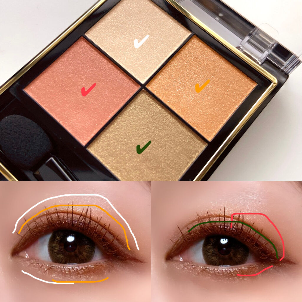 ロング＆カラード ラッシュ LC05 オレンジピール/excel/マスカラを使ったクチコミ（3枚目）