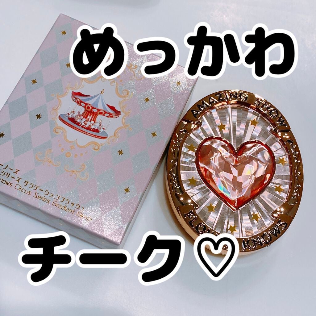 サーカスシリーズ グラデーションブラッシュ /FlowerKnows/パウダーチークを使ったクチコミ(1枚目)