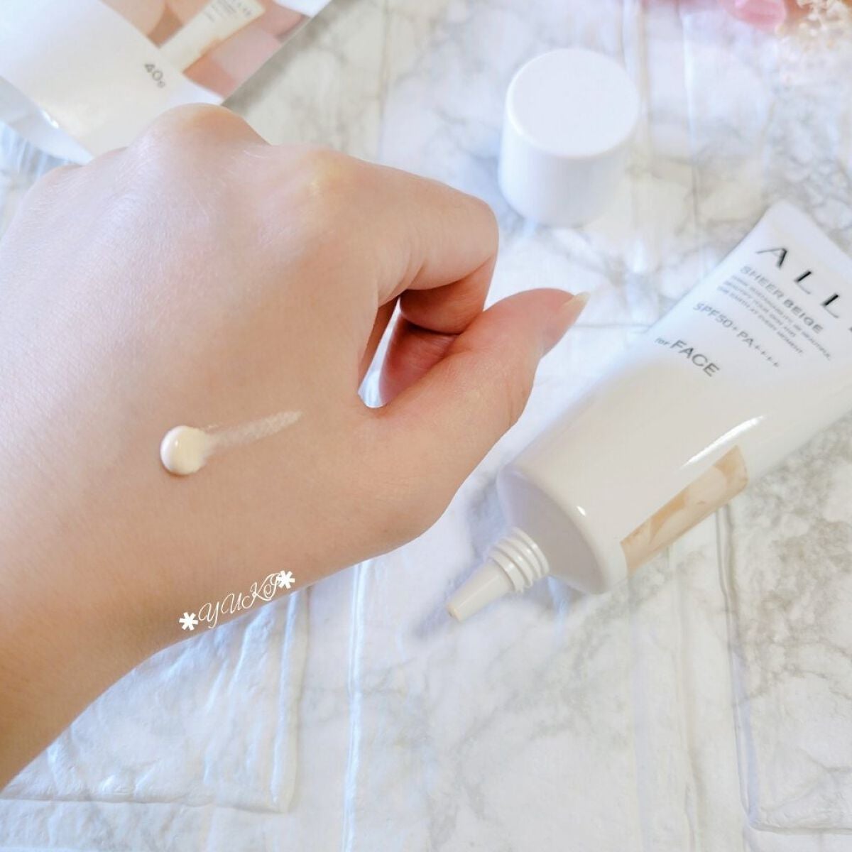 アリィー クロノビューティ カラーチューニングUV/アリィー/日焼け止めクリームを使ったクチコミ(5枚目)