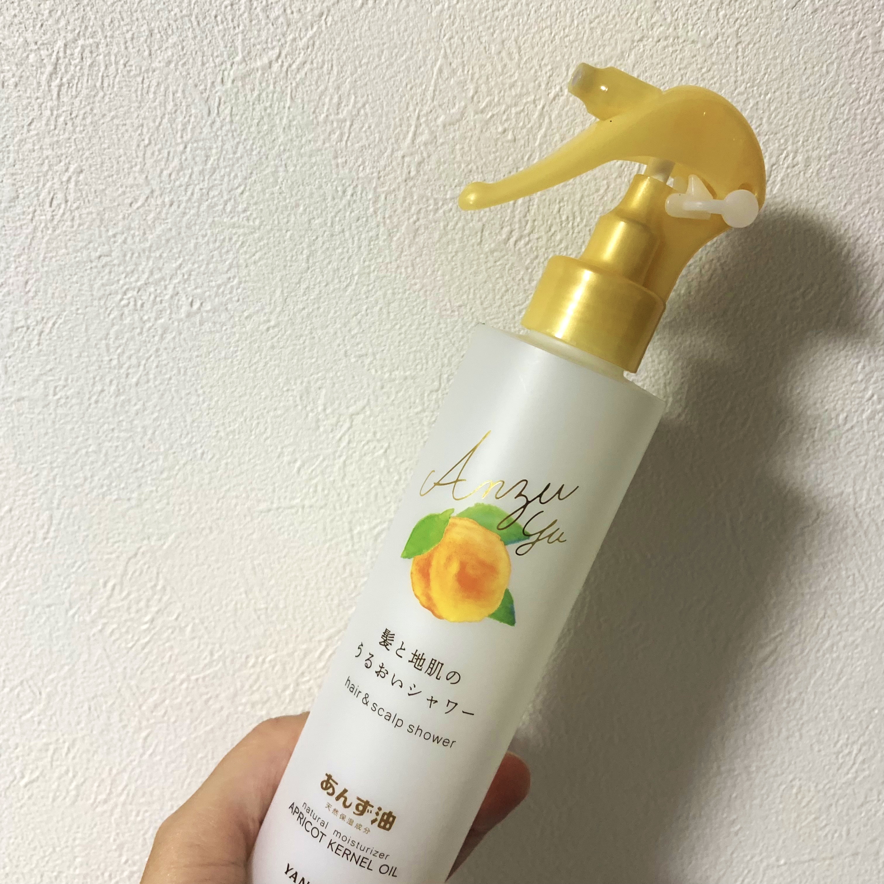 あんず油 髪と地肌のうるおいシャワー/柳屋あんず油/頭皮ケアを使ったクチコミ（1枚目）