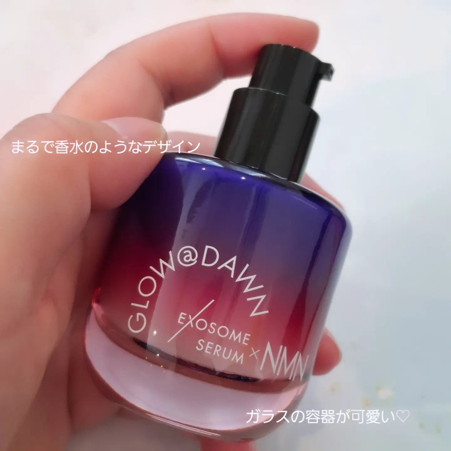 1stエクソソーム NMNセラム/GLOW@DAWN/美容液を使ったクチコミ（2枚目）