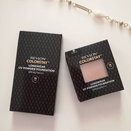 カラーステイ ロングウェア UV パウダー ファンデーション/REVLON/パウダーファンデーションを使ったクチコミ(2枚目)