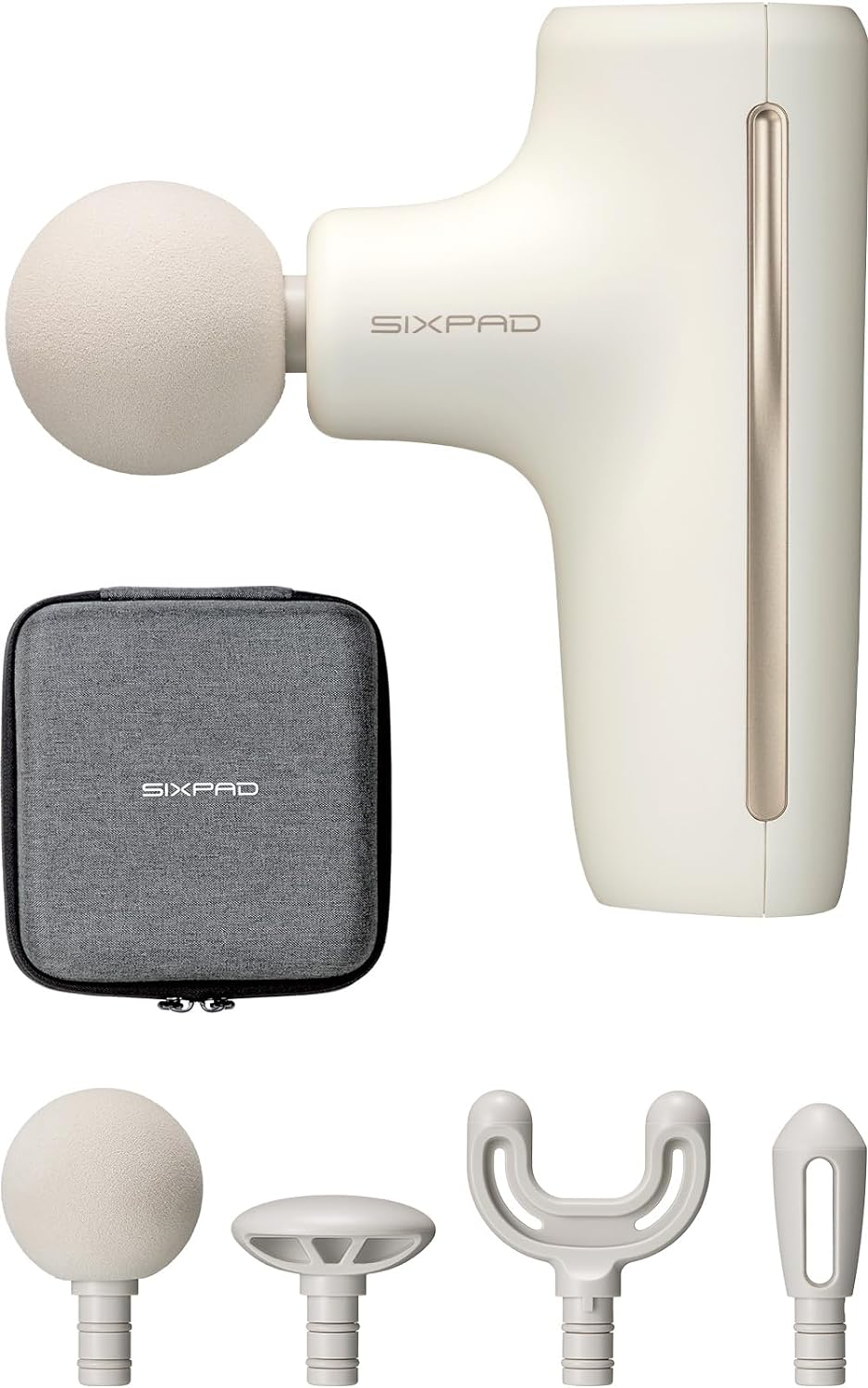 SIXPAD ｜ パワーガン アクティブ SE-BW ホワイト×シャンパンゴールド