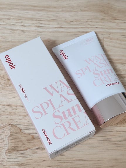 ウォータースプラッシュサンクリーム セラミド/espoir/日焼け止めクリームを使ったクチコミ(1枚目)