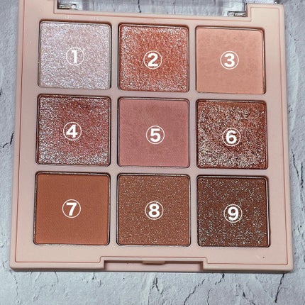 シャドウパレット/dasique/アイシャドウパレットを使ったクチコミ(2枚目)