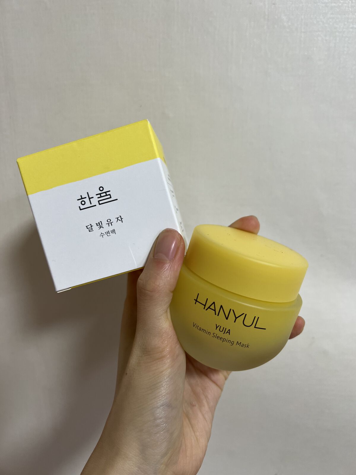 月光ゆず睡眠パック/HANYUL(ハンユル)/フェイスクリームを使ったクチコミ（2枚目）