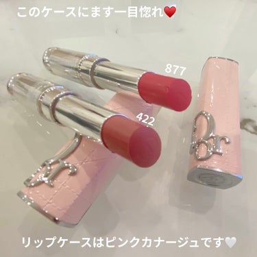 ディオール アディクト リップスティック 422ローズ デ ヴァン（生産終了）/Dior/口紅を使ったクチコミ（3枚目）