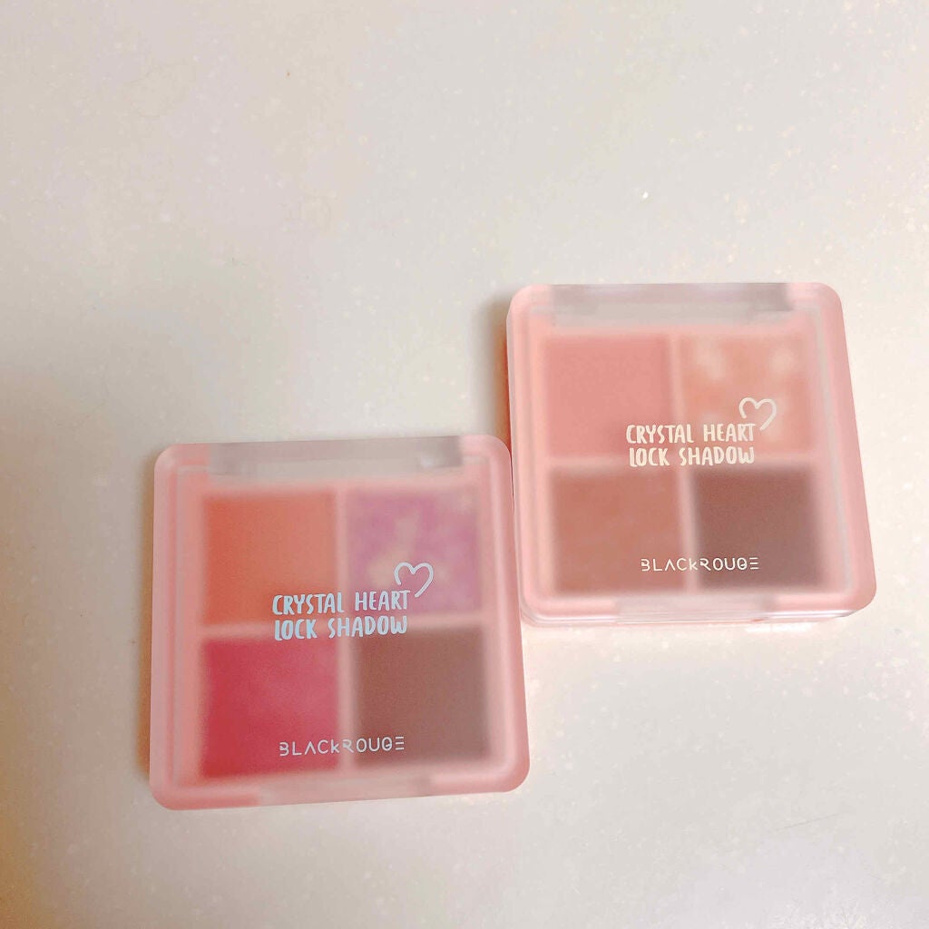 クリスタルハートロックシャドウ/BLACK ROUGE/アイシャドウパレットを使ったクチコミ(2枚目)