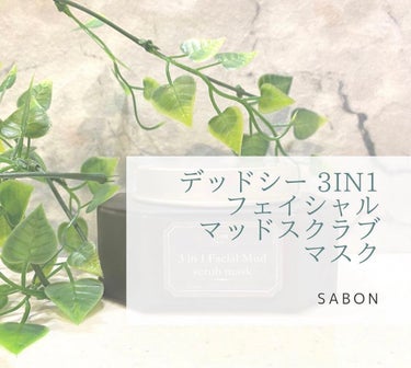 SABON 3in1 フェイシャル マッド スクラブ マスクのクチコミ「愛用品❁⃘*.ﾟ
.
SABON...デッドシー 3in1 フェイシャルマッドスクラブ.....」（1枚目）