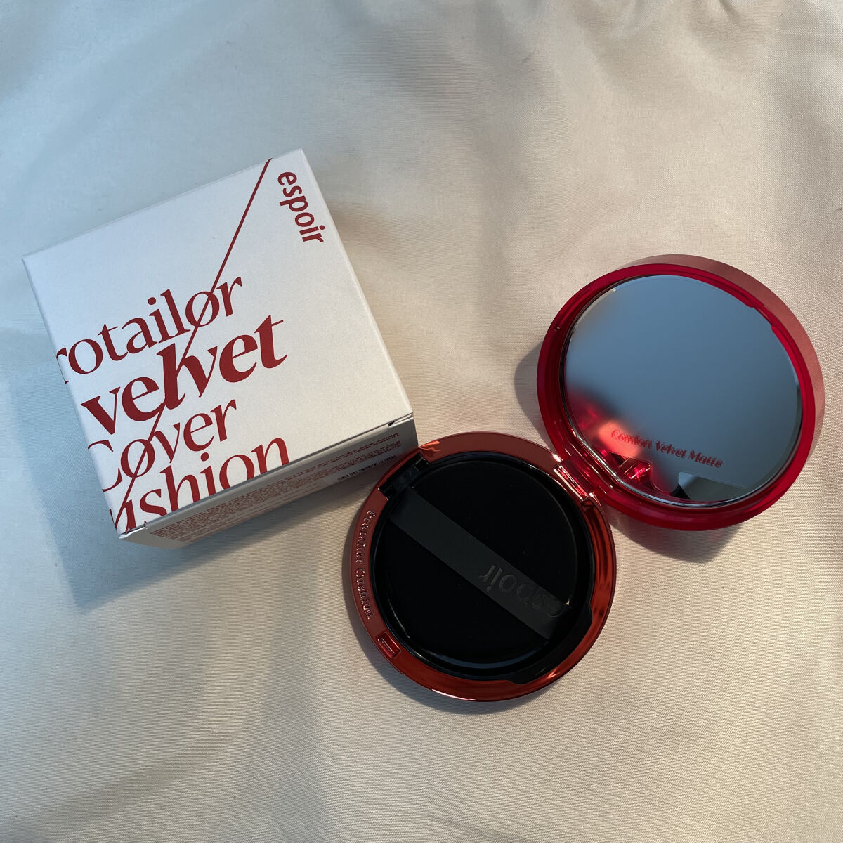 プロテーラービーベルベットカバークッション/espoir/クッションファンデーションを使ったクチコミ（2枚目）