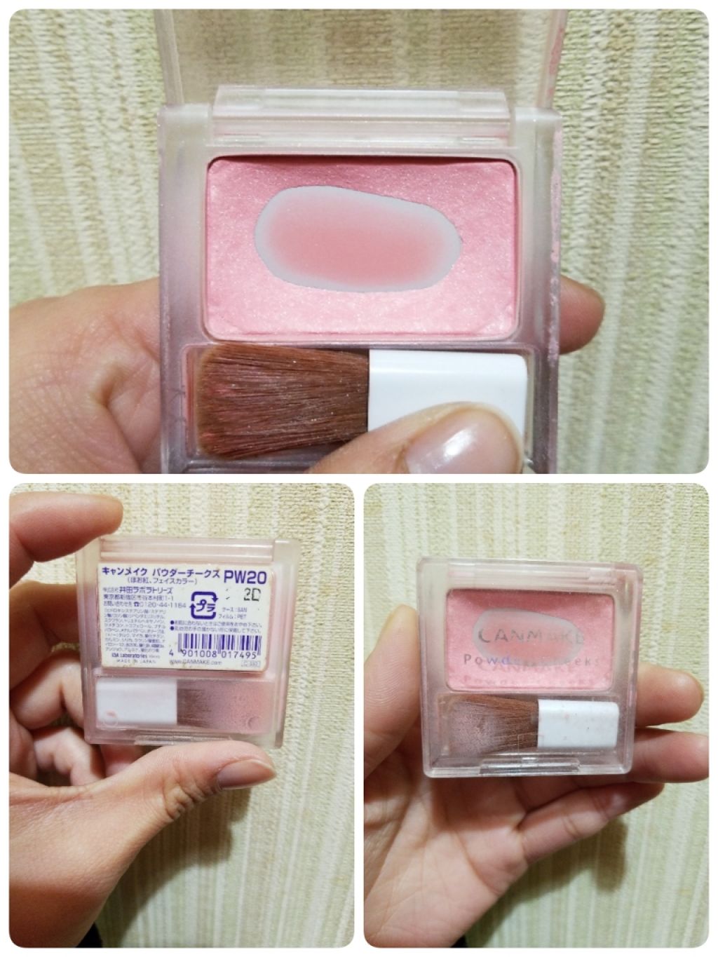 春姫 チークブラシ/DAISO/メイクブラシを使ったクチコミ（1枚目）