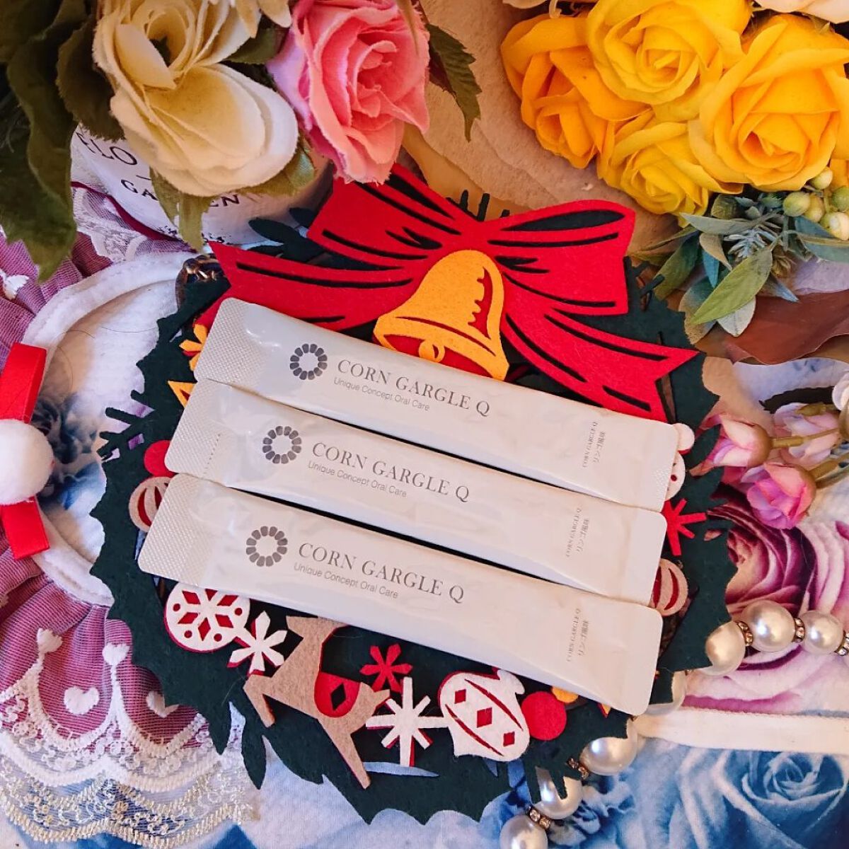 CORN GARGLE Q/SHINE BLANC/マウスウォッシュ・スプレーを使ったクチコミ（2枚目）