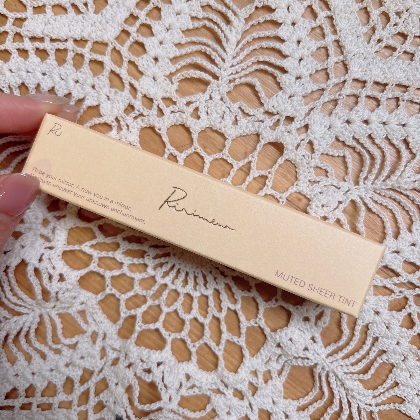 ミューテッドシアーティント/Ririmew/リップティントを使ったクチコミ(2枚目)