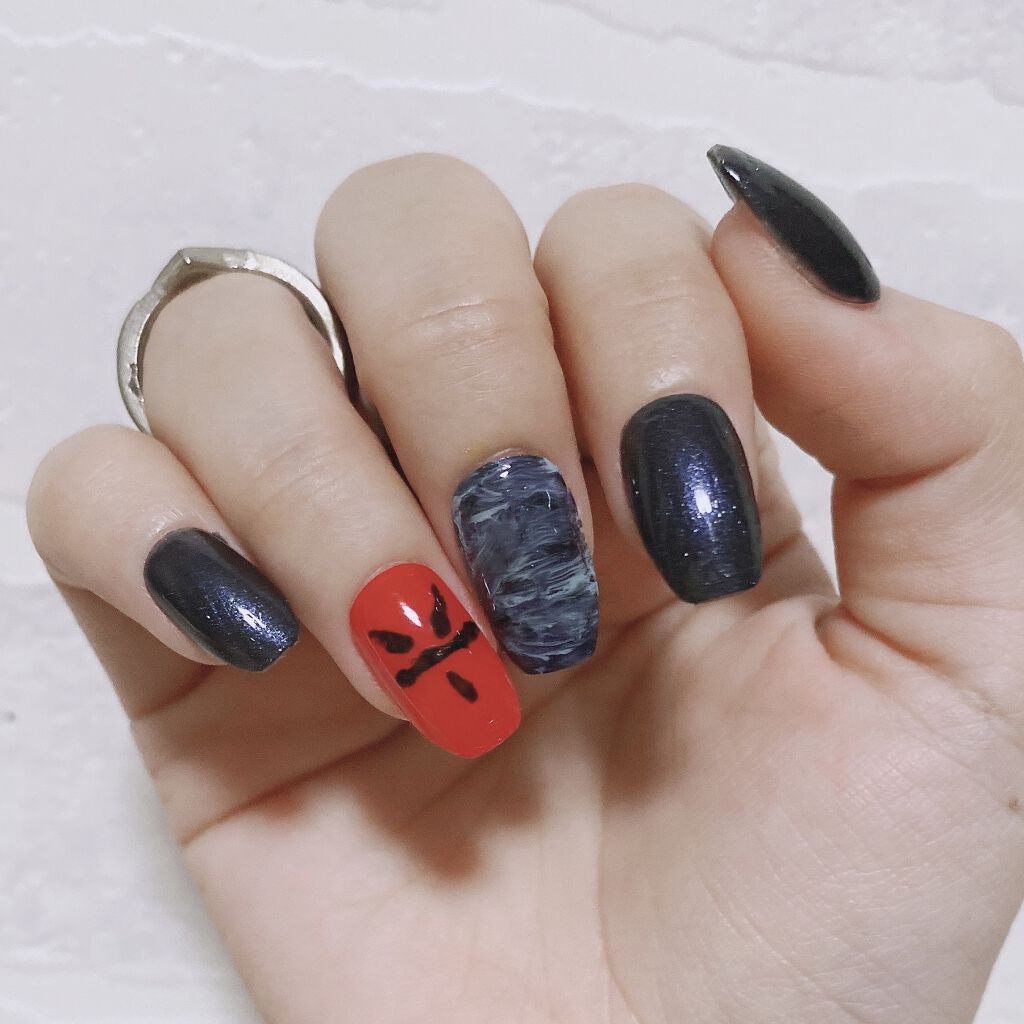 カラフルネイルズ N03 ローズレッド /キャンメイク/マニキュアを使ったクチコミ（1枚目）