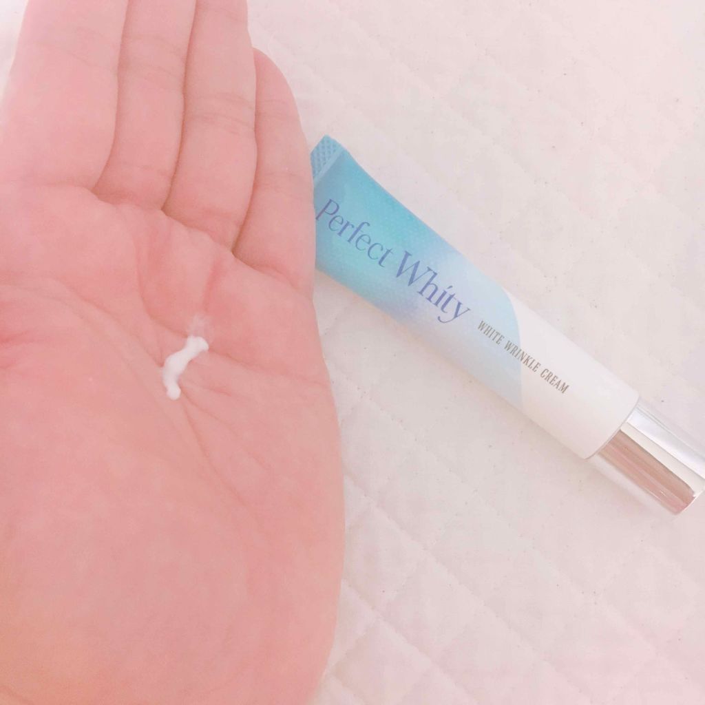 Perfect Whity　WHITE WRINKLE CREAM/R&/フェイスクリームを使ったクチコミ（1枚目）