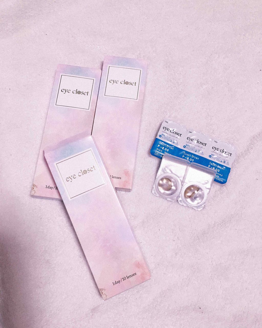 eye closet 1day SweetSeries "Girly"(アイクローゼットワンデースウィートシリーズ ガーリー)/EYE CLOSET/ワンデー(1DAY)カラコンを使ったクチコミ(1枚目)