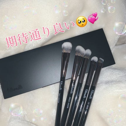 fillimilli アイメイクブラシセット/fillimilli/メイクブラシを使ったクチコミ(1枚目)