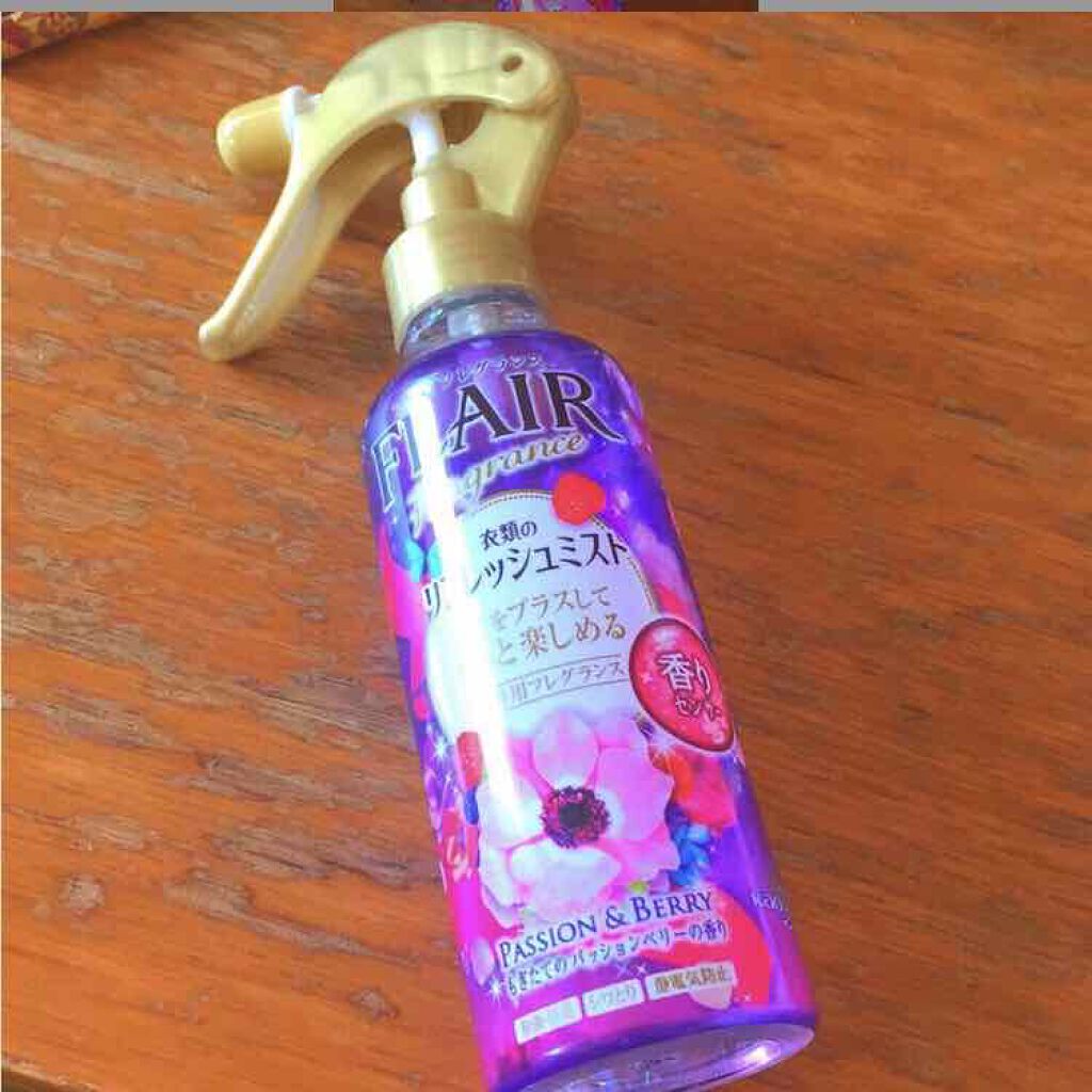 ハミングフレア 衣類のリフレッシュミスト パッション＆ベリーのクチコミ「衣類のリフレッシュミスト パッション＆ベリー(旧)です。

個人的にとても好きな匂いでしたが、.....」（1枚目）