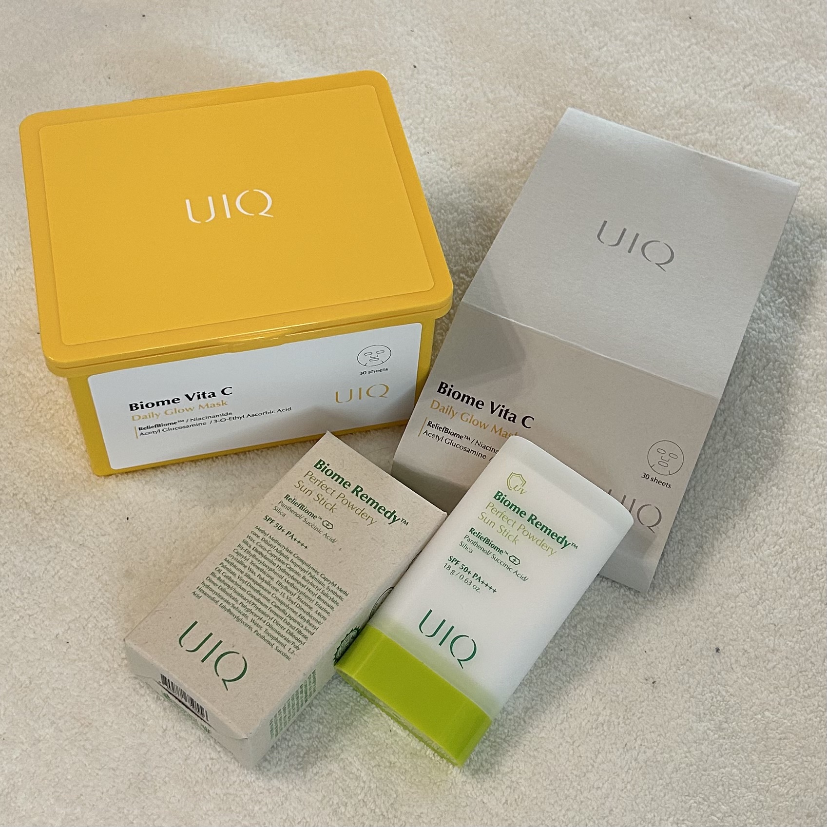 バイオームパーフェクトさらさらUVスティック/UIQ/日焼け止めスティックを使ったクチコミ（1枚目）