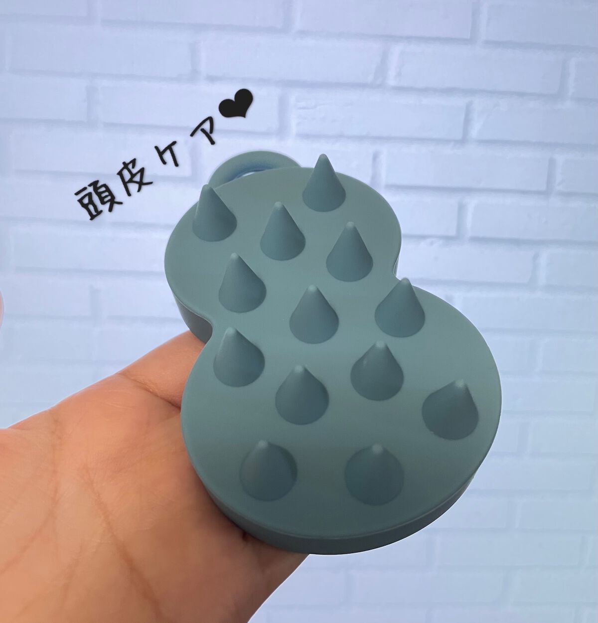 スパ やみつき 頭皮マッサージブラシ ソフト/エイトザタラソ/スカルプブラシを使ったクチコミ(1枚目)