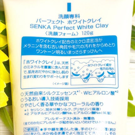 パーフェクトホワイトクレイ/SENKA(専科)/洗顔フォームを使ったクチコミ(2枚目)