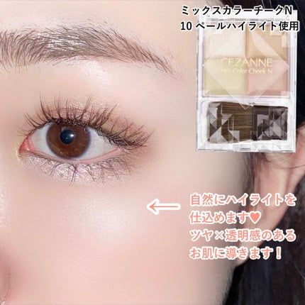 ミックスカラーチークN/CEZANNE/パウダーチークを使ったクチコミ(8枚目)