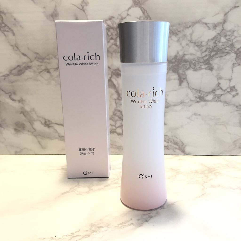 コラリッチ リンクルホワイトローションのクチコミ「コラリッチ
リンクルホワイトローション

シワ改善・美白のWにアプローチする薬用化粧水【医薬部.....」（1枚目）
