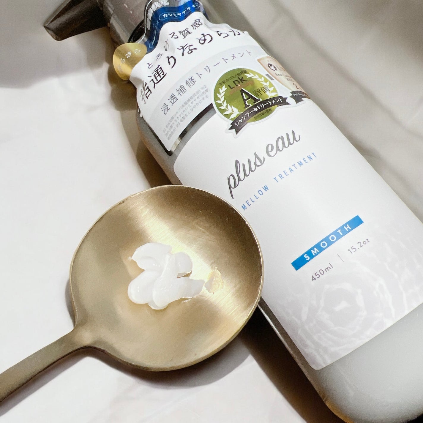 メロウシャンプー/メロウトリートメント/plus eau/市販シャンプーを使ったクチコミ(3枚目)