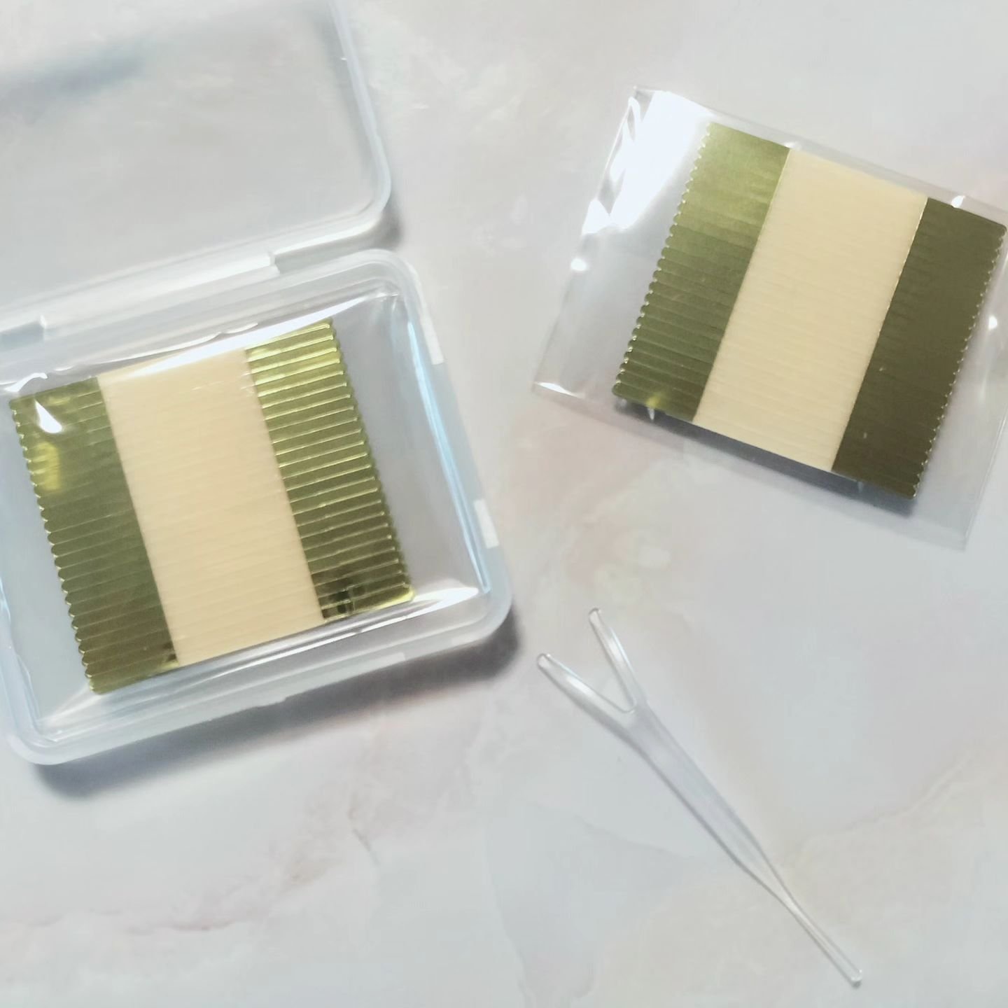 マイクロファイバー  MRR-02 ベージュ色 1.5mm幅/ビー・エヌ/二重まぶた用アイテムを使ったクチコミ（3枚目）