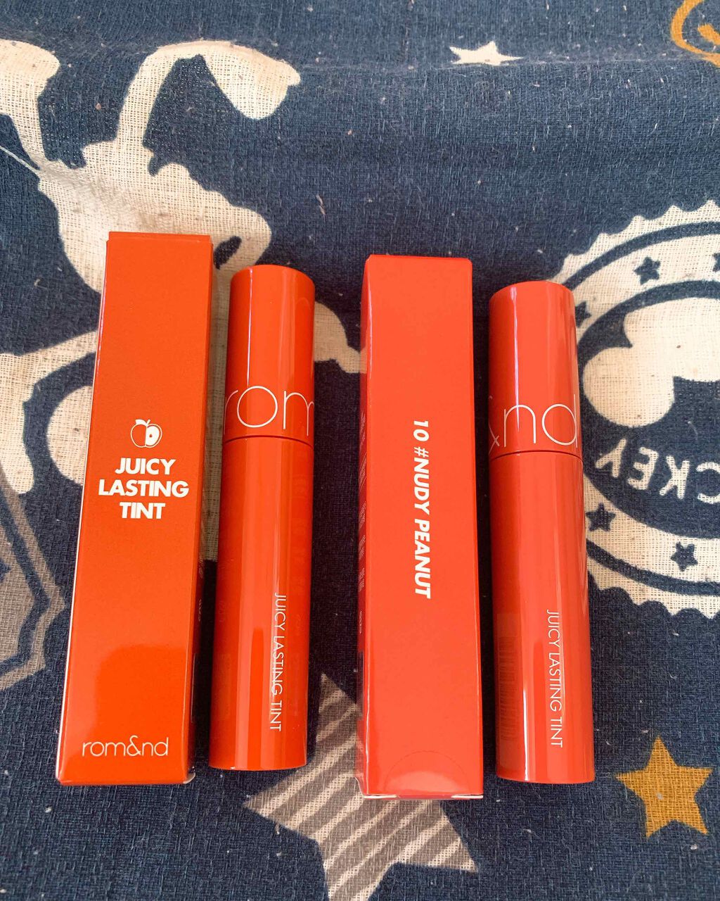 ジューシーラスティングティント/rom&nd/リップティントを使ったクチコミ(1枚目)