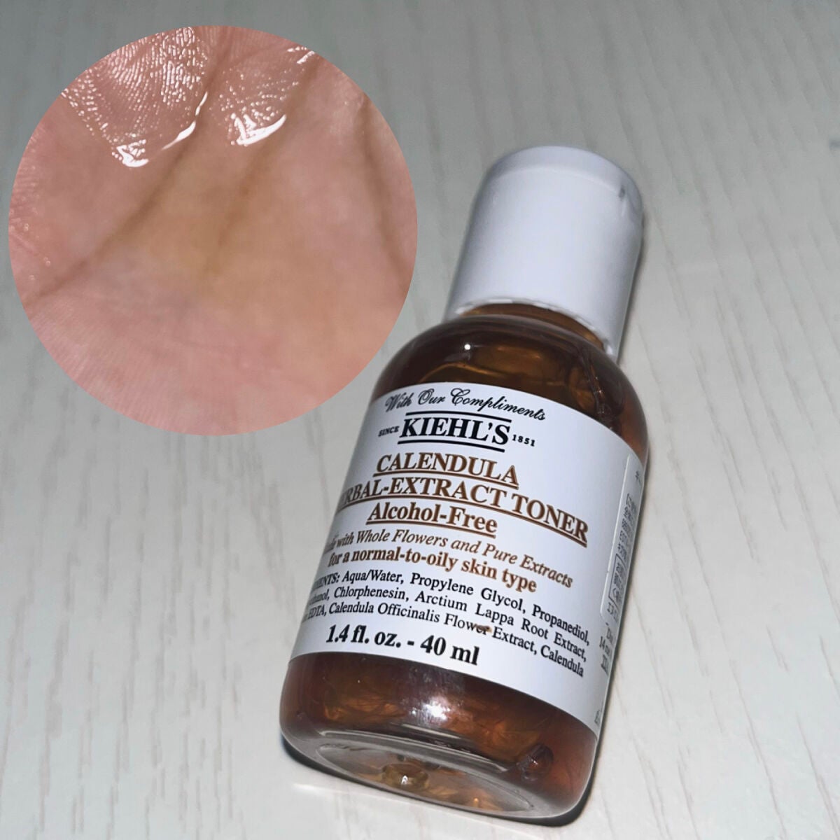 キールズ ハーバル トナー CL アルコールフリー/Kiehl's/化粧水を使ったクチコミ(1枚目)