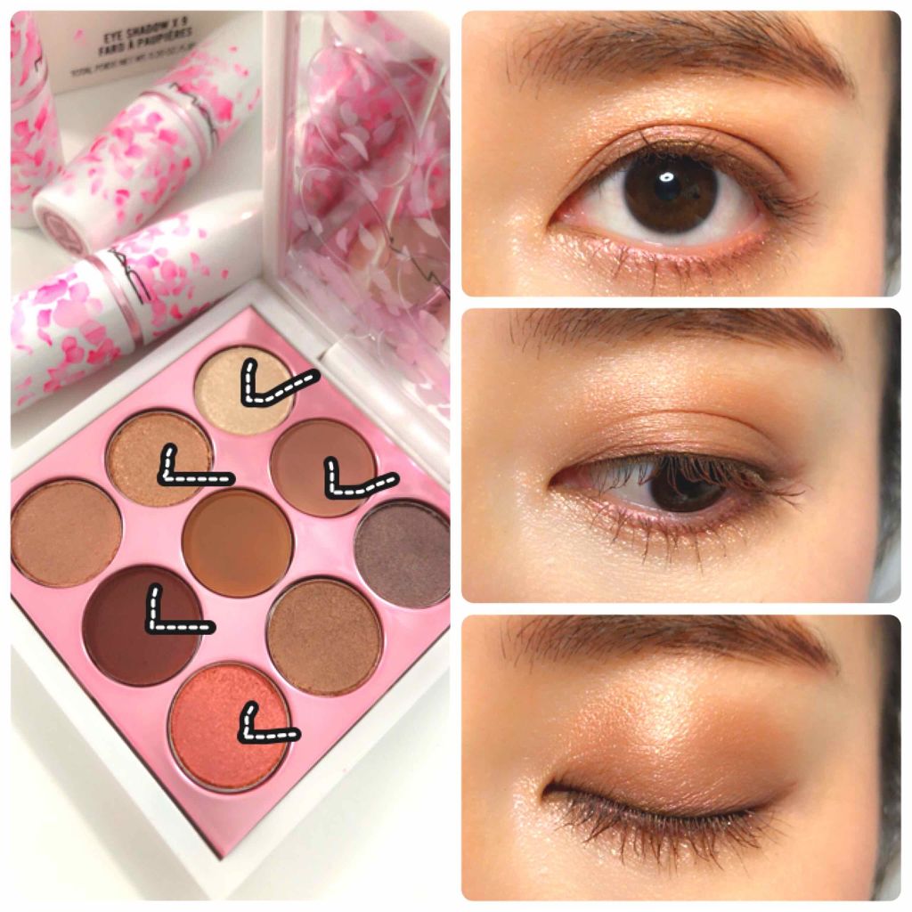 BOOM BOOM BLOOMスモールアイシャドウ/M・A・C/アイシャドウパレットを使ったクチコミ(2枚目)