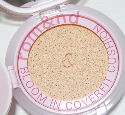 ブルームインカバーフィットクッション/rom&nd/クッションファンデーションを使ったクチコミ(2枚目)