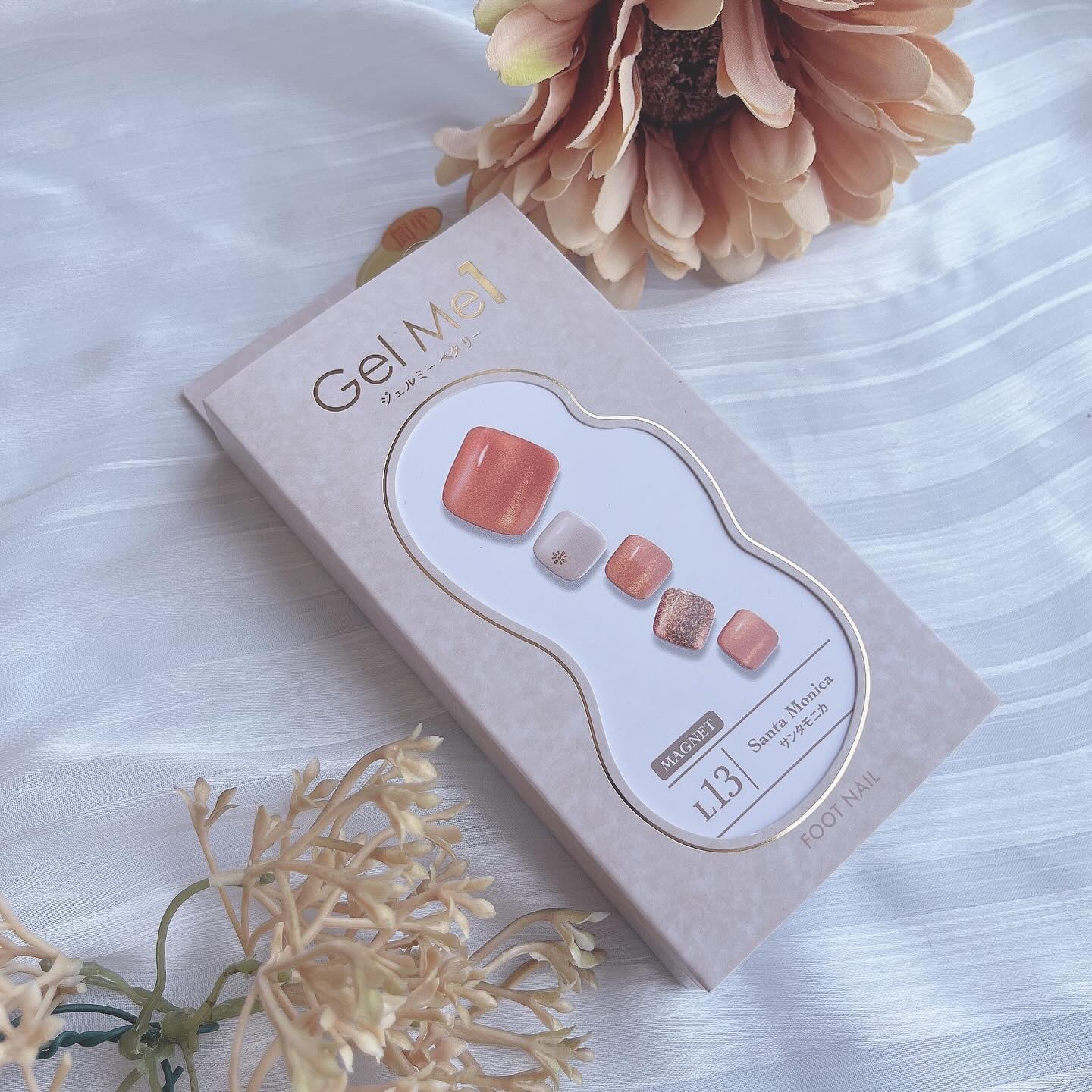 ジェルミーペタリー フット  L13 サンタモニカ/ジェルミーワン/ネイルシールを使ったクチコミ（3枚目）
