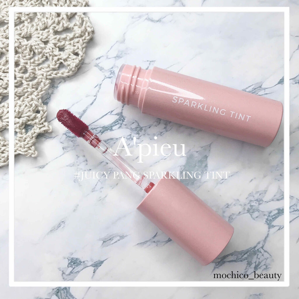 アピュー ジューシーパン スパークリングティント/A’pieu/口紅を使ったクチコミ（1枚目）