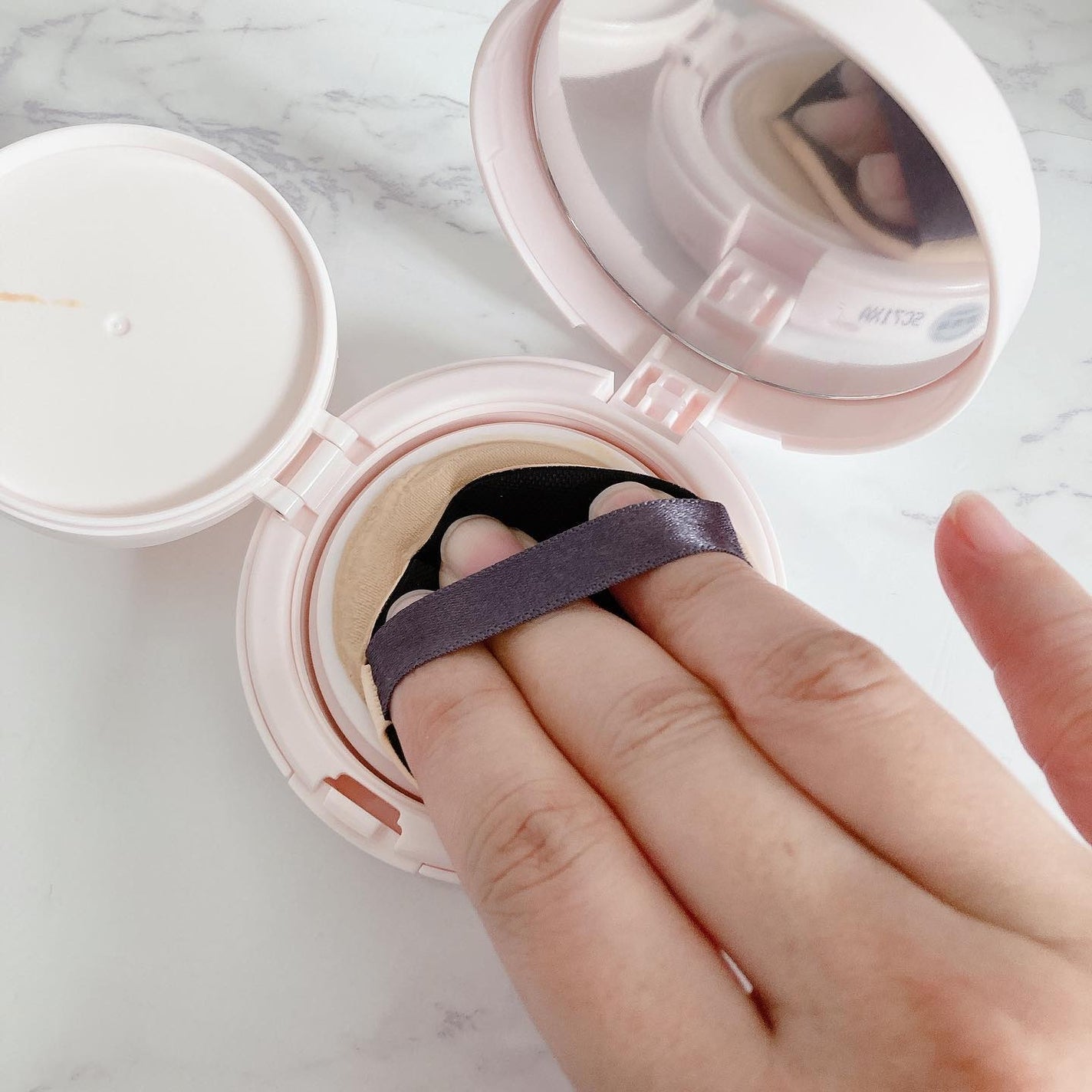 アクアリー スキンウェア カバー/ESPRIQUE/クッションファンデーションを使ったクチコミ(6枚目)