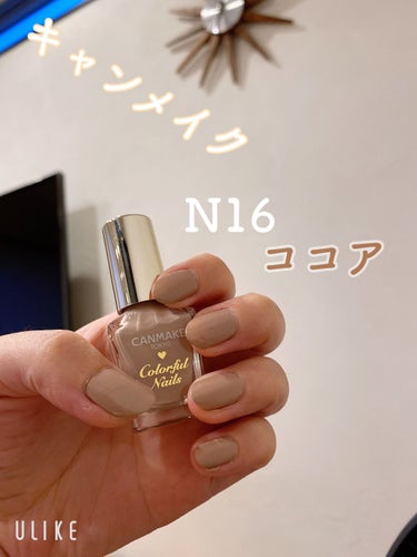 カラフルネイルズ N16 ココア/キャンメイク/マニキュアを使ったクチコミ（1枚目）