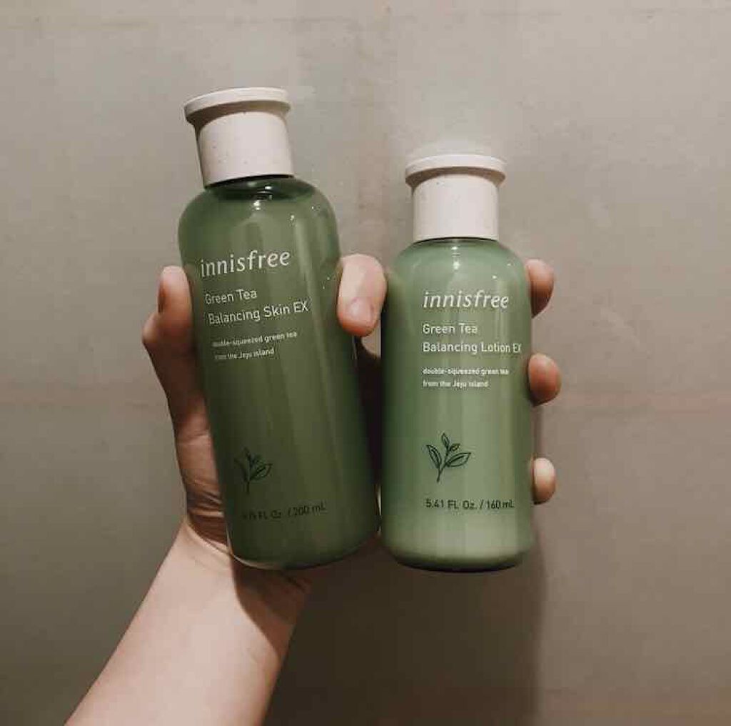 グリーンティー バランシングローション/innisfree/乳液を使ったクチコミ（1枚目）